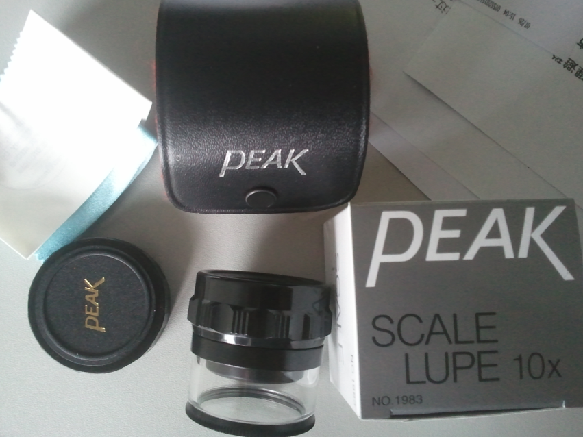 日本PEAK必佳十倍鏡/圓筒放大鏡